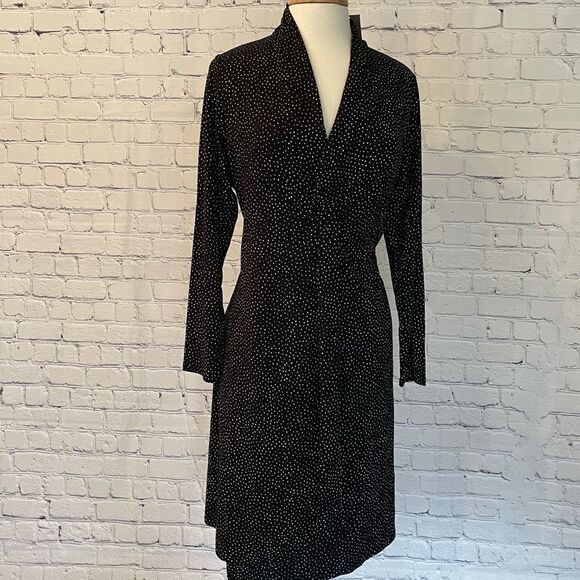 J. Jill Wearever Collection Faux Wrap Dress - Picture 1 of 12
